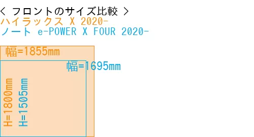 #ハイラックス X 2020- + ノート e-POWER X FOUR 2020-